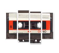 islandburner Prime - Cuadro sobre lienzo, diseño de casete nostalgia retro tipo I posición normal imágenes murales póster