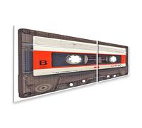 islandburner Prime - Cuadro sobre lienzo, diseño de casete nostalgia retro tipo I posición normal imágenes murales póster
