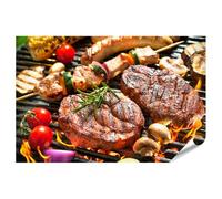 islandburner Prime XXL - Póster para barbacoa, diversidad culinaria, fuego, llamas para barbacoa, imágenes de alta calidad, impresión fotográfica