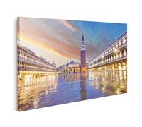 islandburner Primer cuadro sobre lienzo Piazza San Marco al amanecer en la Venecia vacía cuadros murales carteles