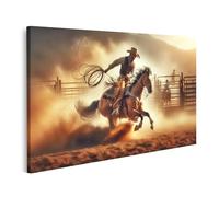 islandburner Primer cuadro sobre lienzo vaquero en acción, rodeo imágenes murales póster