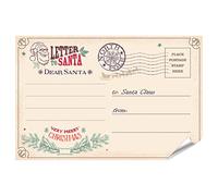 islandburner XXL Imagen Póster Carta Vintage a Santa Claus Postal Vector de Celebraciones Fondo Premium IQOC-PGR