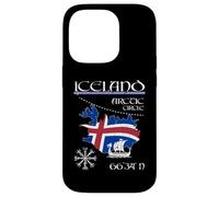 Islandia - Círculo Polar - Bandera vikinga de la Isla Vegvisir Carcasa para iPhone 14 Pro