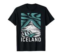 Islandia, Divertidos glaciares nórdicos de montaña y Aurora Boreal Camiseta