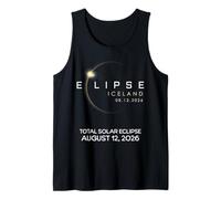 Islandia Eclipse 2026 12 de Agosto Total Solar 08.12.26 Gráfico Camiseta sin Mangas