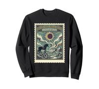 Islandia Eclipse Solar Total Agosto 12 2026 Jinete de Caballos Sudadera