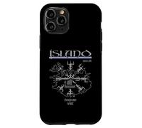 Islandia - Espíritu nórdico - Brújula vikinga Vegvisir con Mapa Carcasa para iPhone 11 Pro