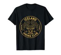 Islandia Hiking Club Viajes Vacaciones Camiseta