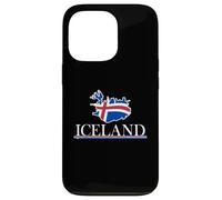 Islandia - Naturaleza y Aventura ártica - Recuerdo de la Bandera islandesa Carcasa para iPhone 13 Pro