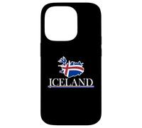 Islandia - Naturaleza y Aventura ártica - Recuerdo de la Bandera islandesa Carcasa para iPhone 14 Pro