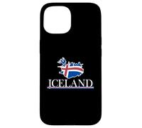 Islandia - Naturaleza y Aventura ártica - Recuerdo de la Bandera islandesa Carcasa para iPhone 15