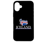Islandia - Naturaleza y Aventura ártica - Recuerdo de la Bandera islandesa Carcasa para iPhone 16 Plus