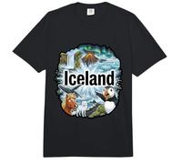 Islandia Puffin Caballo Señalando Meme - Recuerdo islandés Comfort Colors Adult Heavyweight T-Shirt