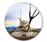 Islandia Reykjavik Imán de Nevera, imánes Decorativo, abridor de Botellas, Ciudad turística, Viaje, colección de Recuerdos, Regalo, Pegatina Fuerte para Nevera