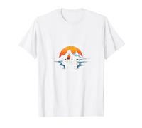 Islandia Tierra de Fuego y Hielo Aventura Gráfico Camiseta, Hombre, Blanco, XL