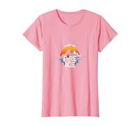 Islandia Tierra de Fuego y Hielo Aventura Gráfico Camiseta, Mujer, Rosado, S