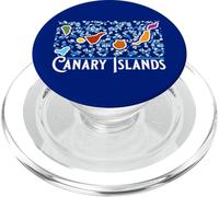Islas Canarias Artistic Mosaic Canary Islands Retro Graphic PopSockets PopGrip para MagSafe