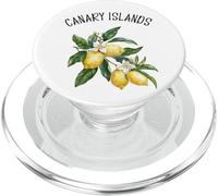Islas Canarias España Limón Arte Español Fruit Lover Vintage PopSockets PopGrip para MagSafe