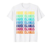 Islas Feroe Colorido Camiseta