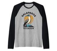Islas Galápagos Ecuador Atardecer Camiseta Manga Raglan
