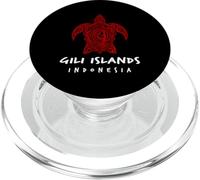 Islas Gili Indonesia Tribal Sea Turtle Island Design PopSockets PopGrip para MagSafe