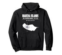 Islas Madeira Brújula Vintage Sudadera con Capucha