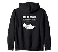 Islas Madeira Brújula Vintage Sudadera con Capucha