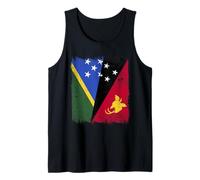 Islas Salomón Papúa Nueva Guinea Media Bandera Salomón PNG Camiseta sin Mangas