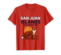 Islas San Juan Washington Sunset Velero Camiseta
