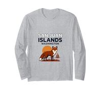 Islas San Juan Washington Sunset Velero Manga Larga