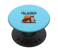 Islas San Juan Washington Sunset Velero PopSockets PopGrip Adhesivo