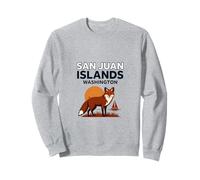 Islas San Juan Washington Sunset Velero Sudadera