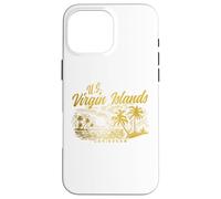 Islas Vírgenes Estados Unidos Beach Vacation USVI Vintage Carcasa para iPhone 16 Pro MAX