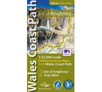 Isle of Anglesey Coast Path Map (WCP): 1:25 000 scale OS mapping for the Isle of Anglesey WCP (OS Map Books: Wales Coast Path)