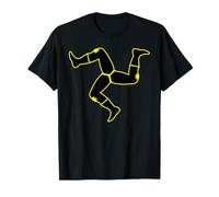 Isle of Man TT / Road Racing / Trisquel negro y amarillo Camiseta
