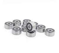 ISLWQOULE Productos de transmisión de potencia 1603RS 1603 RS 2RS rodamientos 7,938 x 22,225 x 8,731 mm ABEC-1 pulgadas miniatura rodamientos 1603-2RS rodamientos de bolas