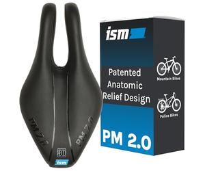 ISM Saddles 649211 Sillín, PM 2.0, MTB, 255 x 135, Negro, Multicolor, M