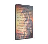 ISMCGPLHPT Office Decor Man In The Arena Motivational Quote Print Inspirational Wall-Art for Success at Work Home Office Bedroom Living Room Decor(Unframed,12X18inch(30X45cm))