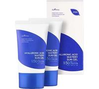 ISNTREE Hyaluronic Acid Watery Sun Gel 50ml - protector solar con 8 tipos de acido hialuronico - SPF 50+ PA+++ UVA/UVB pack de 2