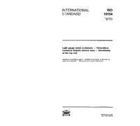 ISO 10154:1991, Light gauge metal containers -- Three-piece necked-in tinplate aerosol cans -- Dimensions of the top end