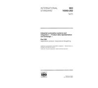 ISO 10303-202:1996, Industrial automation systems and integration - Product data representation and exchange - Part 202: Application protocol: Associative draughting