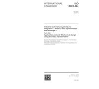 ISO 10303-204:2002, Industrial automation systems and integration - Product data representation and exchange - Part 204: Application protocol: Mechanical design using boundary representation