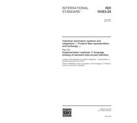 ISO 10303-24:2001, Industrial automation systems and integration - Product data representation and exchange - Part 24: Implementation methods: C language binding of standard data access interface