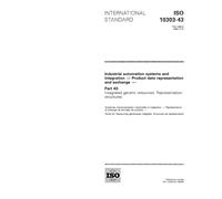 ISO 10303-43:1994, Industrial automation systems and integration - Product data representation and exchange - Part 43: Integrated generic resources: Representation structures
