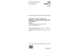 ISO 10303-44:1994, Industrial automation systems and integration - Product data representation and exchange - Part 44: Integrated generic resources: Product structure configuration