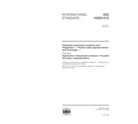 ISO 10303-512:1999, Industrial automation systems and integration -- Product data representation and exchange -- Part 512: Application interpreted construct: Faceted boundary representation