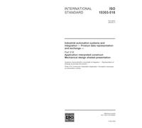 ISO 10303-518:2002, Industrial automation systems and integration - Product data representation and exchange - Part 518: Application interpreted construct: Mechanical design shaded presentation