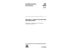 ISO 10455:1992, Road vehicles - Dry ignition coils using rotating high-voltage distributor