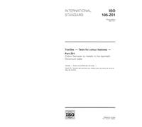 ISO 105-Z01:1993, Textiles -- Tests for colour fastness -- Part Z01: Colour fastness to metals in the dye-bath: Chromium salts