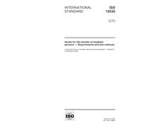 ISO 10535:1998, Hoists for the transfer of disabled persons -- Requirements and test methods